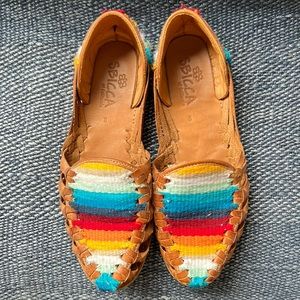Vintage Huarache Flats, Women’s 8